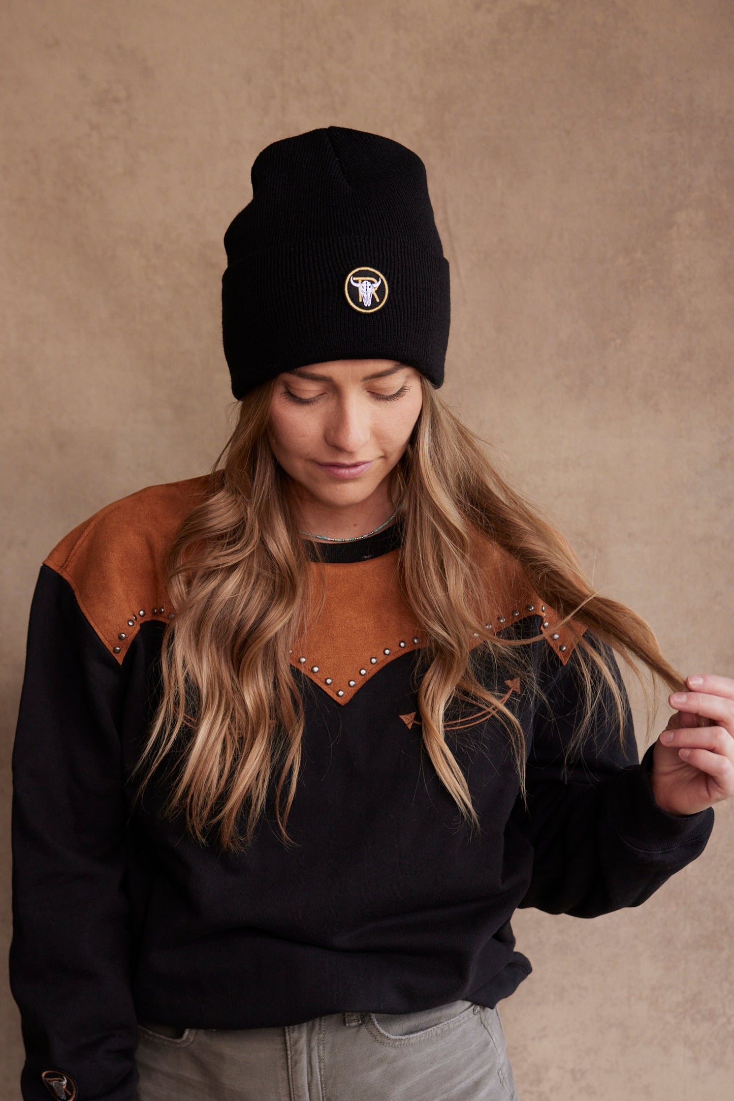 Teton Ridge Skull Beanie