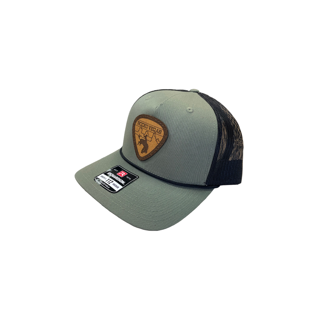 Rodeo Vegas Guitar Pick Hat Olive Green