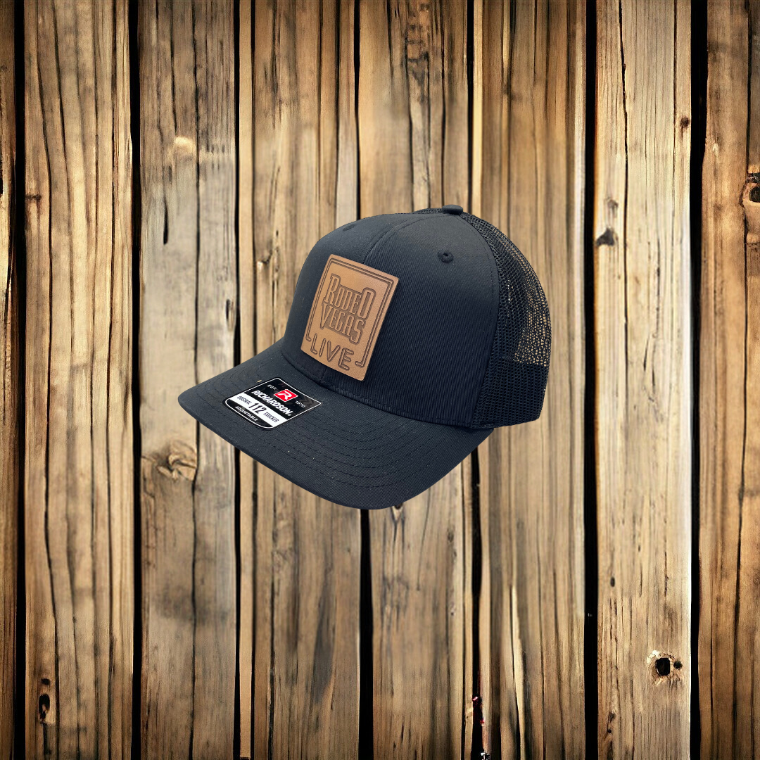 Rodeo Vegas Live Leather Patch Hat