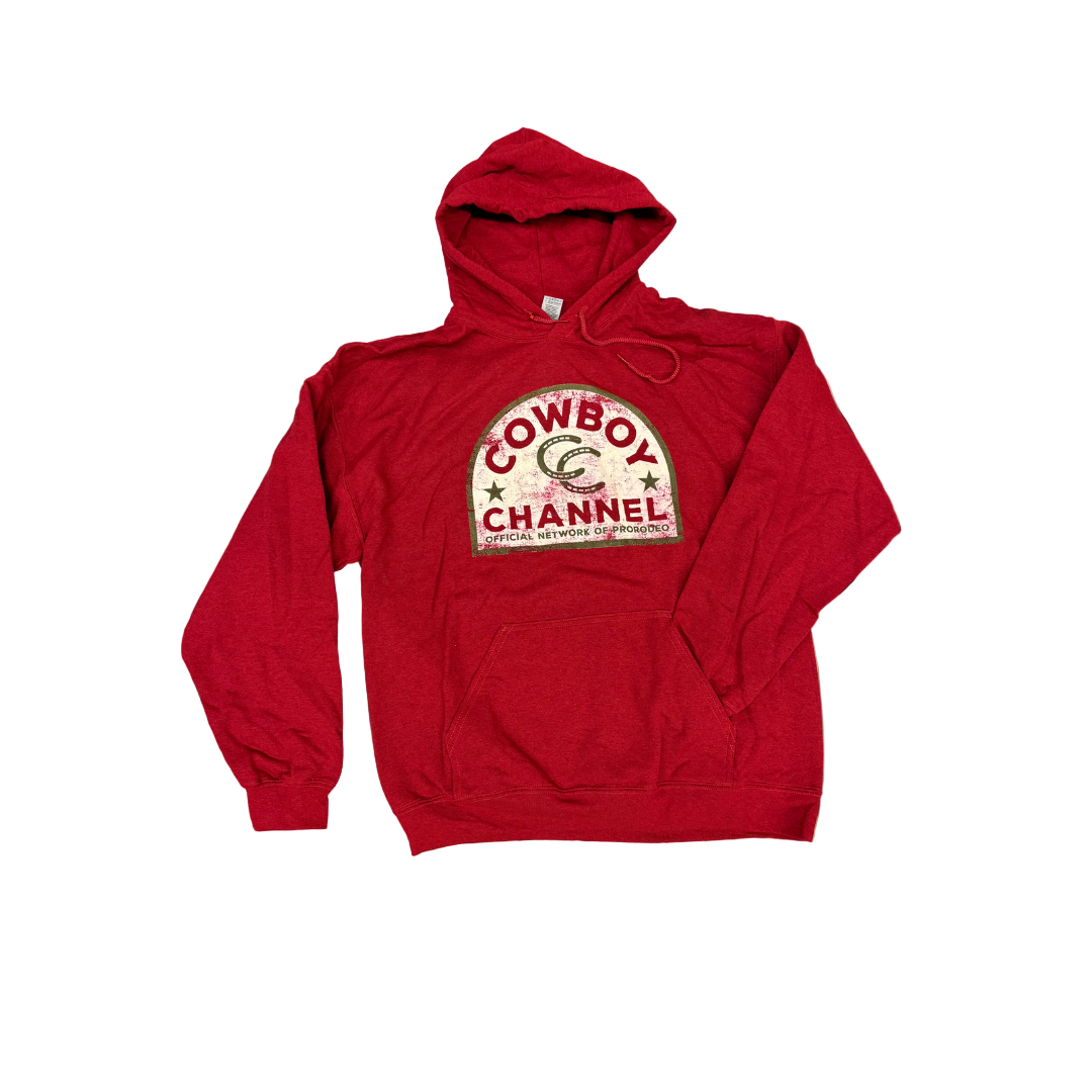 Red Cowboy Channel Hoodie