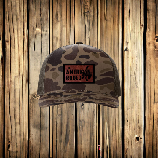 American Rodeo Leather Patch Hat