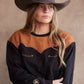 Teton Ridge Suede Crewneck