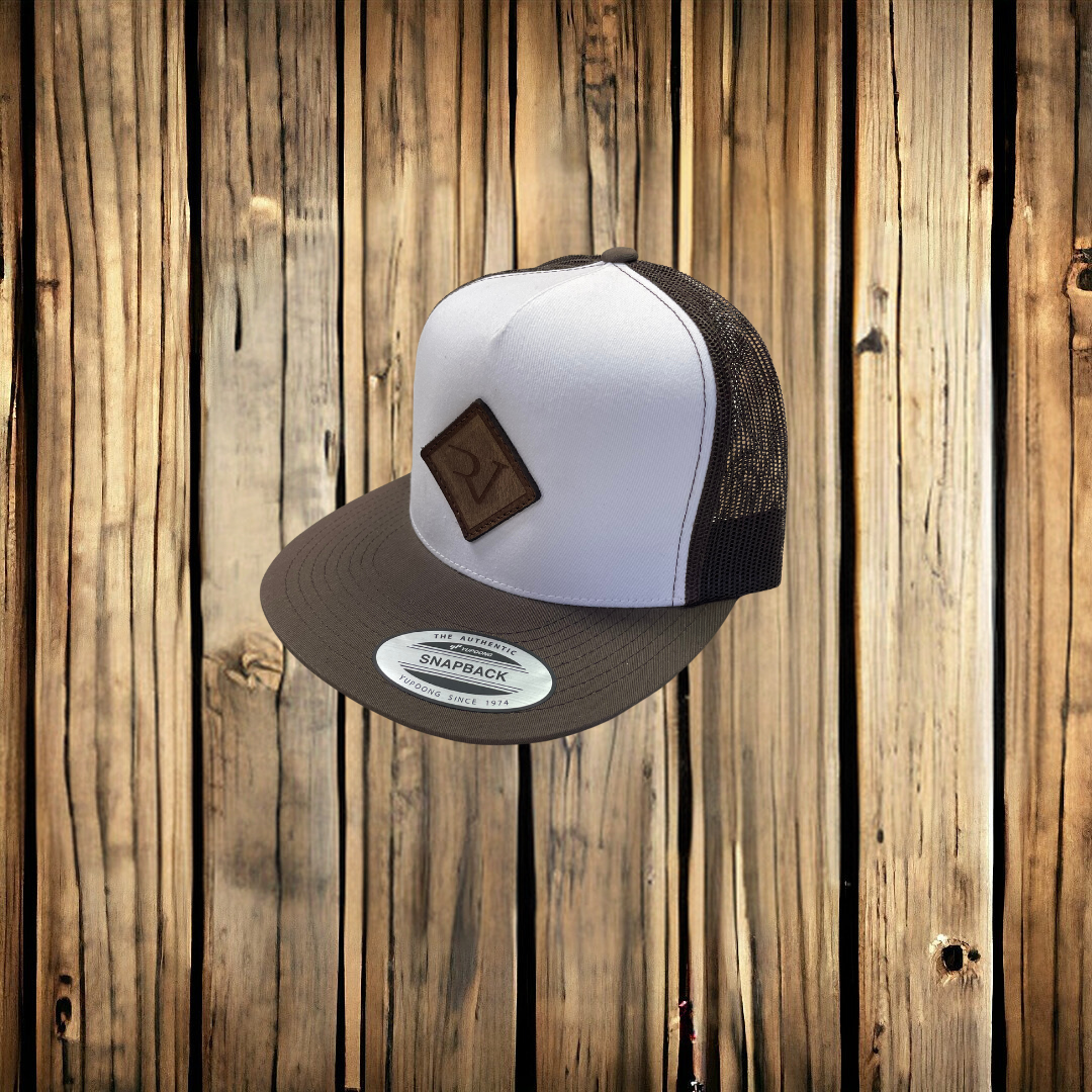 Rodeo Vegas Leather Patch Brown Hat