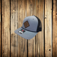 Rodeo Vegas Leather Patch Grey Hat