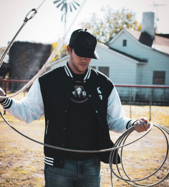 Arizona Ridge Riders Varsity Jacket w/ Leather – Teton Ridge