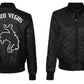 Ladies Black Bomber Jacket