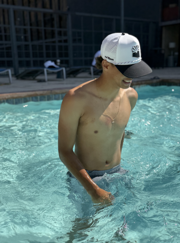 Branded Bills White Hat with Rope