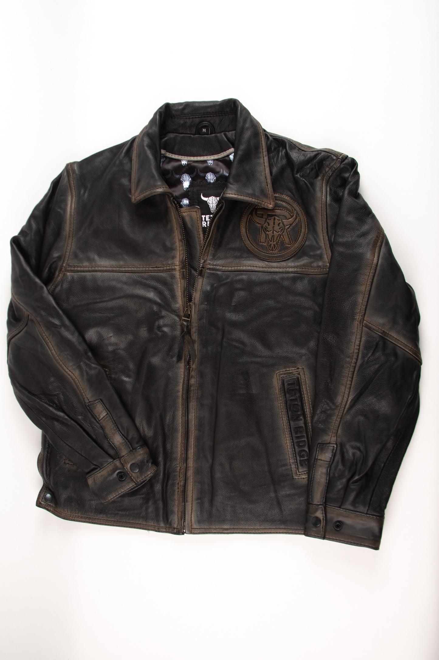 Mens Teton Ridge Leather Jacket