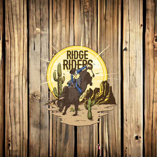 RR Bucking Bull Sticker